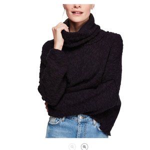 Free People Womens Big Easy Cowl Neck Pullover Sweater Size Large